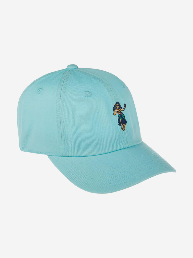 Бейсболка AMERICAN NEEDLE 21015A-HULA Hula Micro Slouch (голубой)