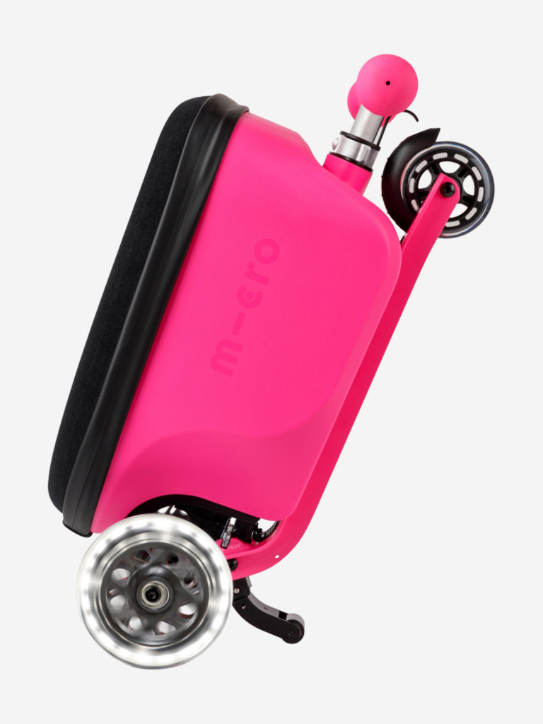 Чемокат для детей Micro Luggage Junior LED с наклейками