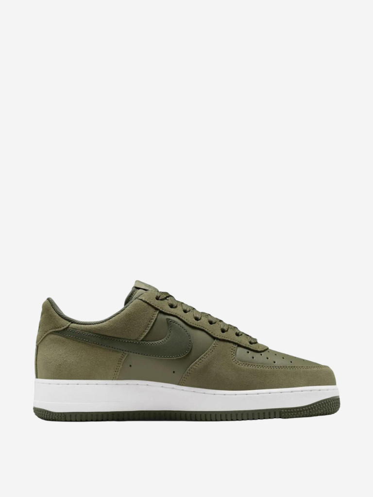 Кроссовки Nike Air Force 1 Suede, Leather Skateboard Shoes Men's Green White