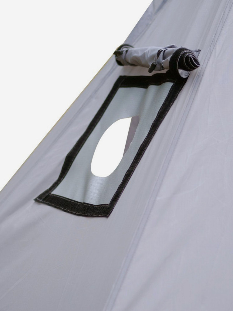 Палатка Atepa BRESCIA, одноместная треккинговая, серый, шатер, типи, быстрая установка, легкая