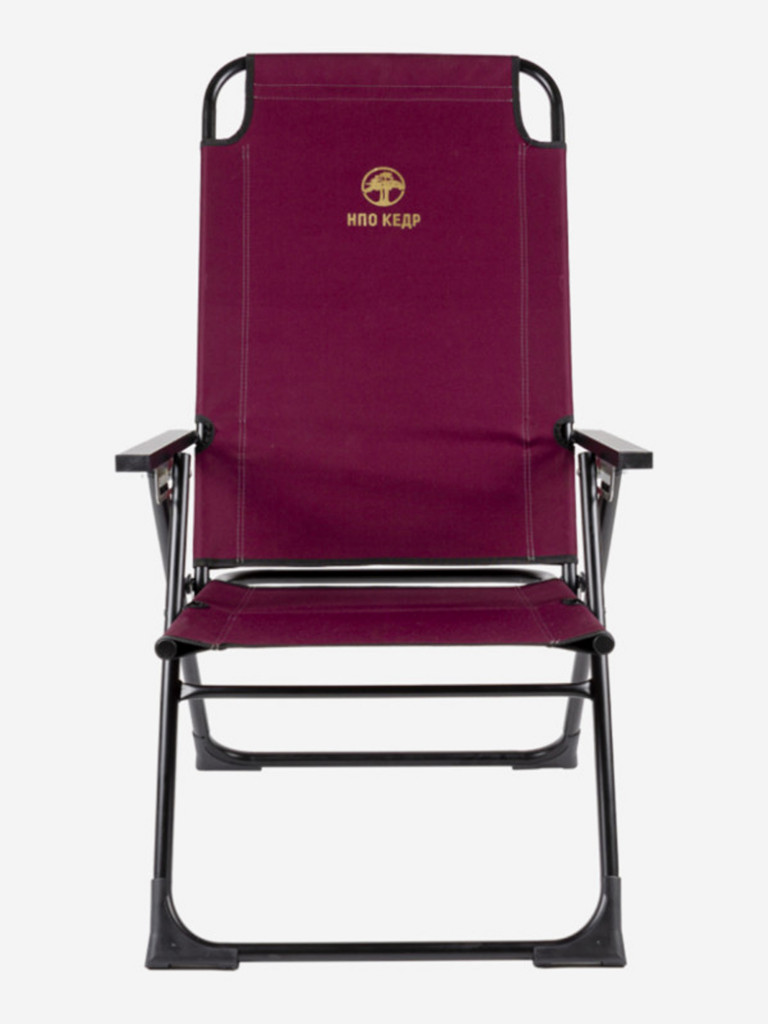 Кресло Комфорт сталь 22 мм, Кедр