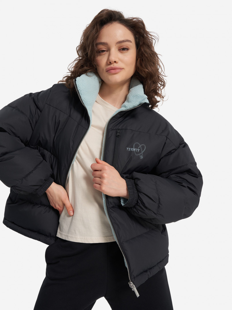 Пуховик женский оверсайз Termit Черный 9999₽