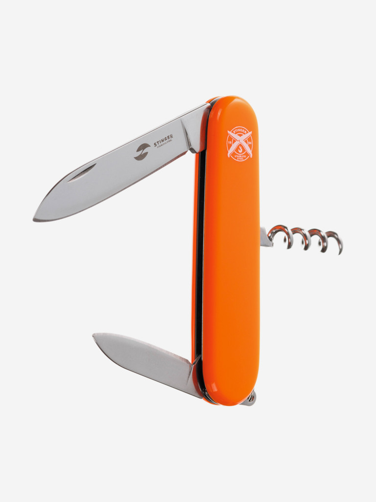 Нож перочинный STINGER, 90 мм, 4 функции