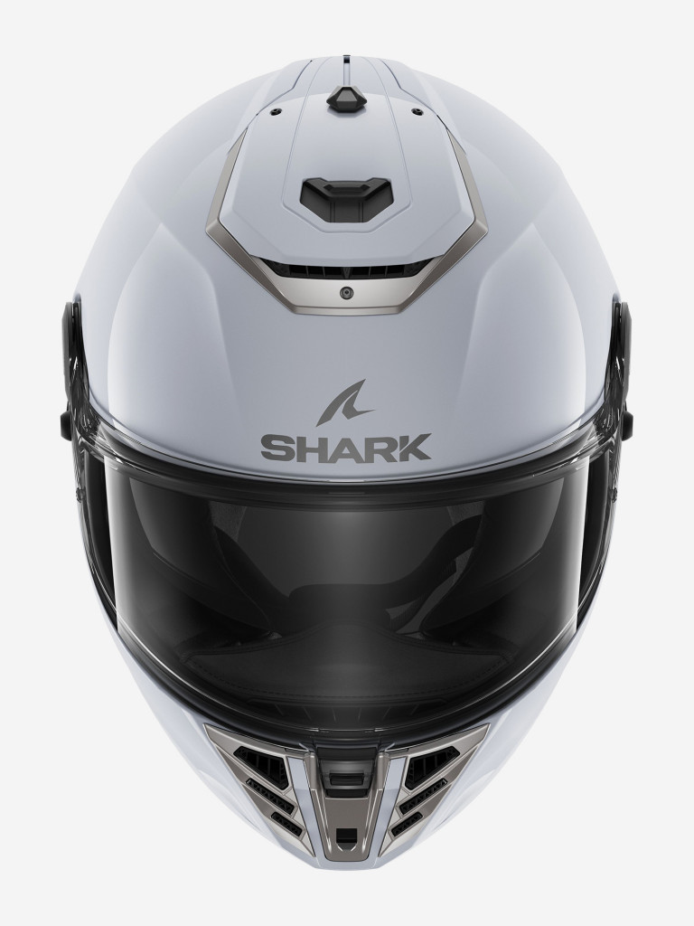 Мотошлем интеграл SHARK SPARTAN RS BLANK White/Silver Glossy