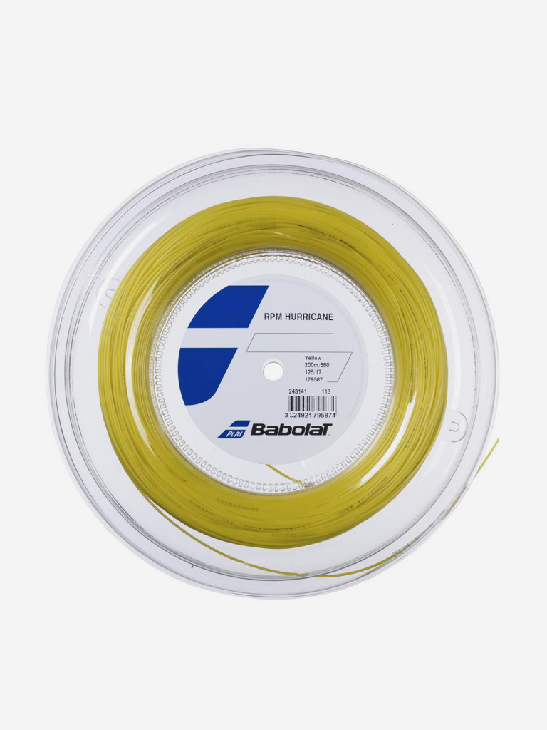 Струна моноволокно Babolat RPM HURRICANE 200 метров, желтый, 125
