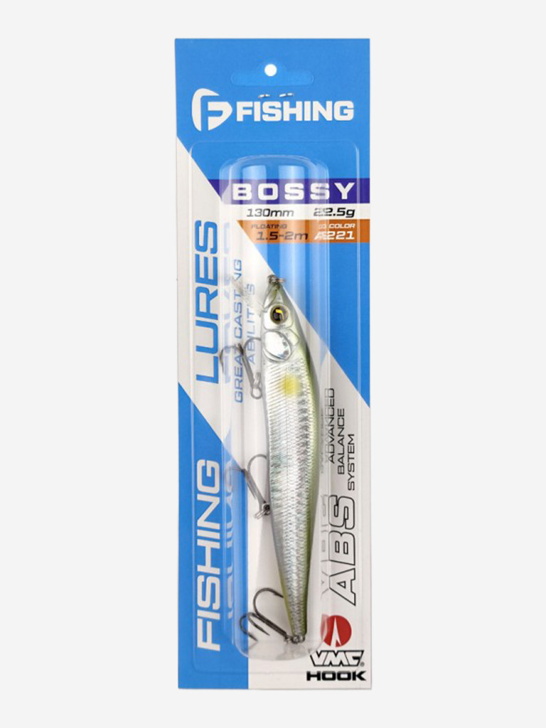Воблер Bossy 130мм 22,5г 1,5-2,0м A221 Плавающий