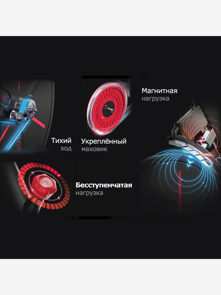 Велотренажер DFC Yesoul BS3-B черный