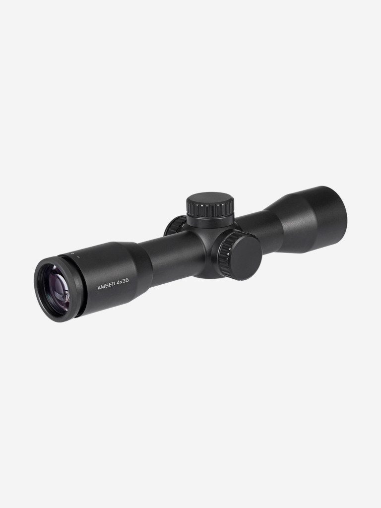 Прицел Gaut Amber 4x36, сетка 27 (Mil-Dot), подсветка красная, 30мм, поправки 1/2 МОА