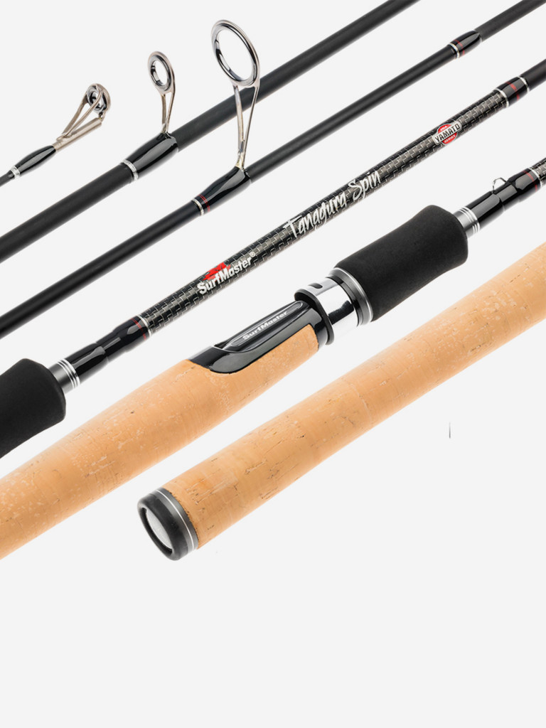 Спиннинг штекерный карбон 2 колена Surf Master YS5004 Yamato Series Tanagura Spin TX-20 (4.5-21)