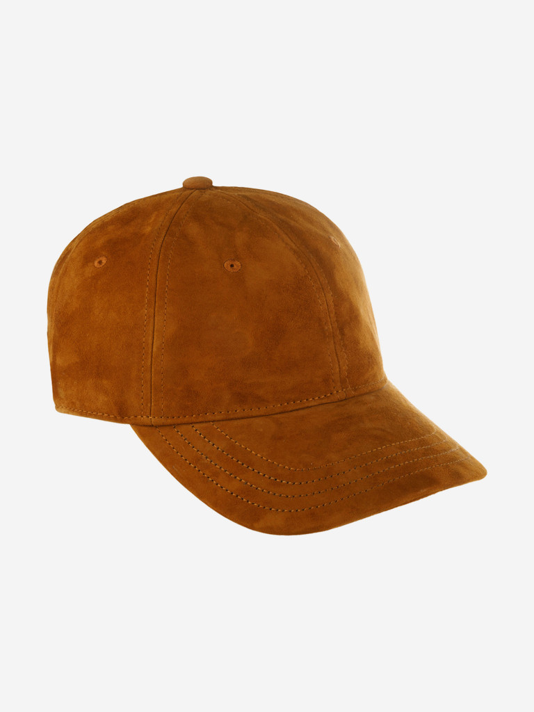 Бейсболка STETSON 7717401 BASEBALL CAP GOAT SUEDE (коричневый)