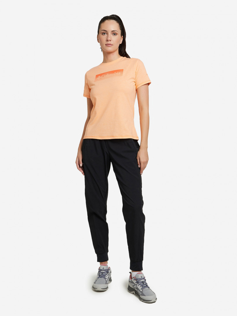 фото Брюки женские columbia leslie falls jogger, черный