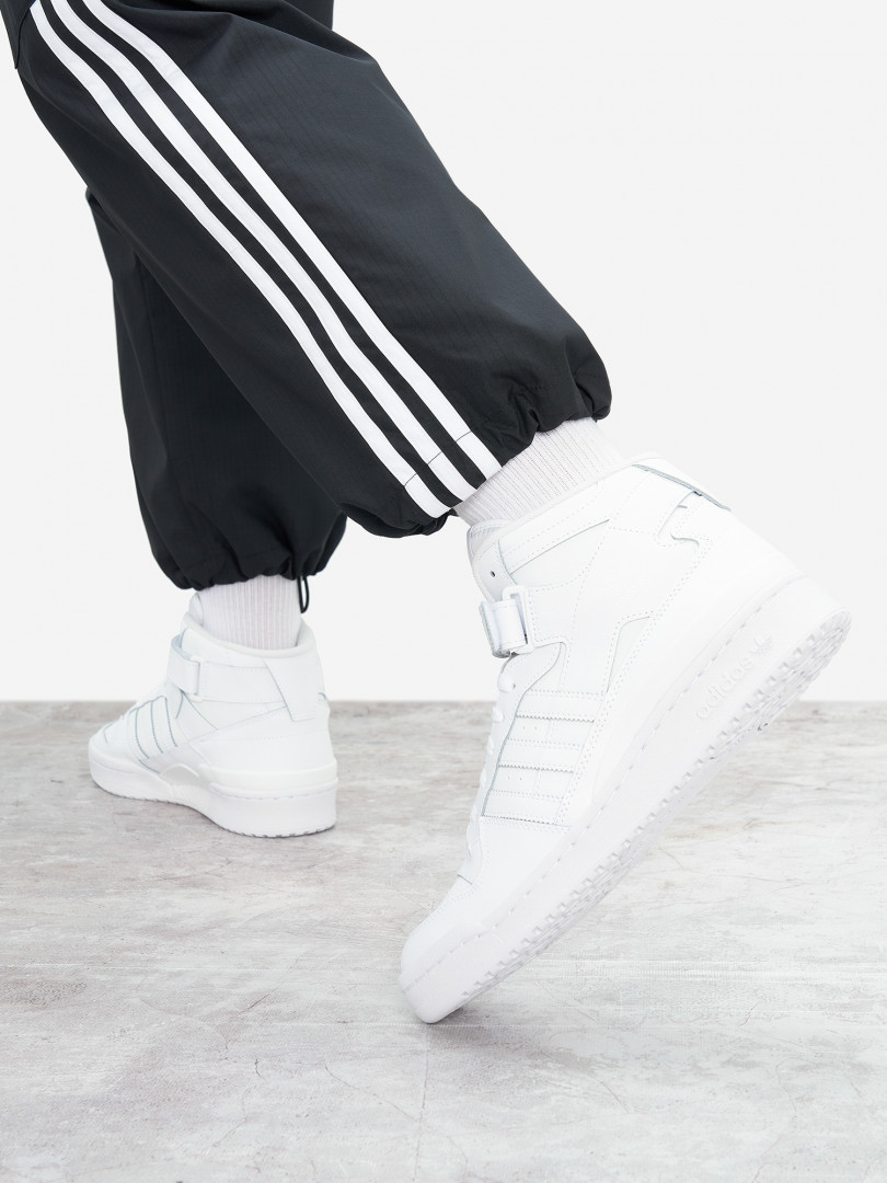 фото Кеды мужские adidas forum mid, белый