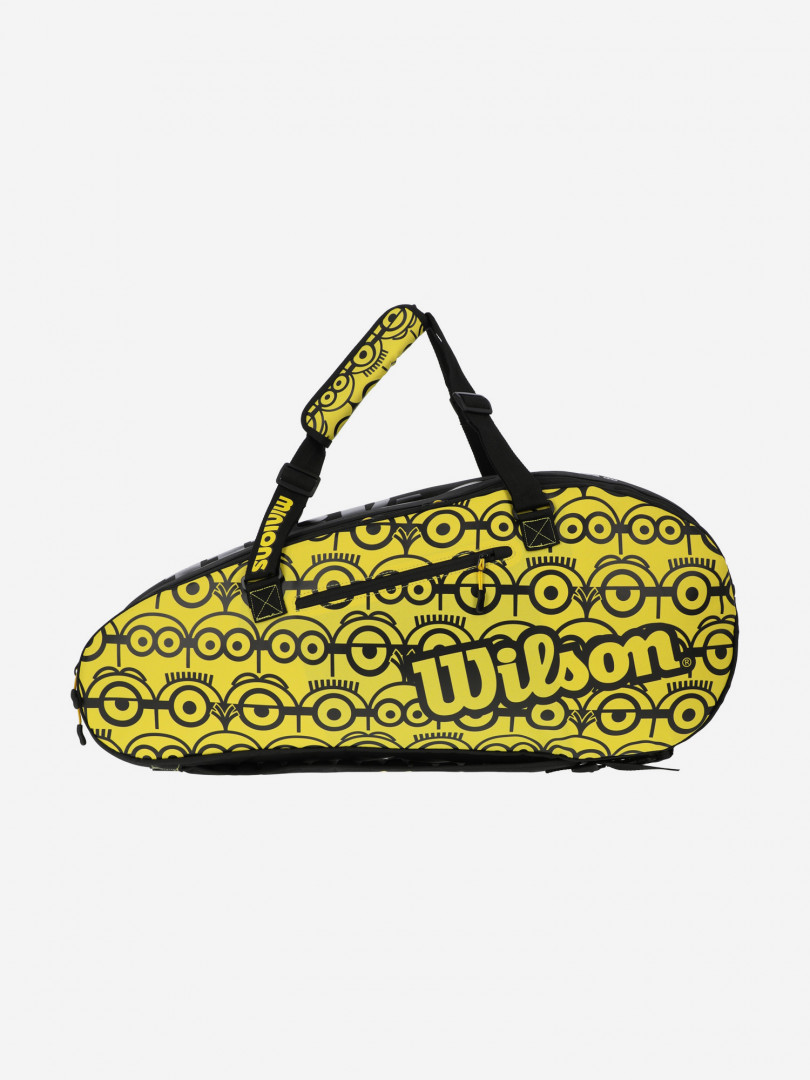 фото Сумка для 12 ракеток wilson minions tour 12pk, желтый