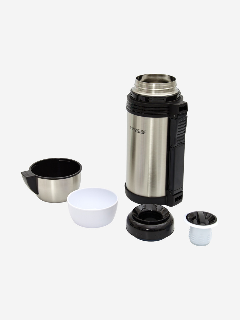 Термос для чая 1,5 литра THERMOS для еды, напитков, с широким и узким горлом, 2 кружки