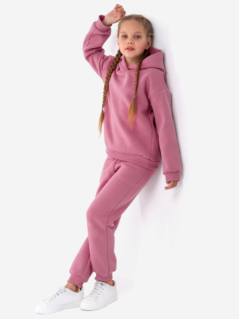 Костюм спортивный теплый с начесом для девочек Happyfox