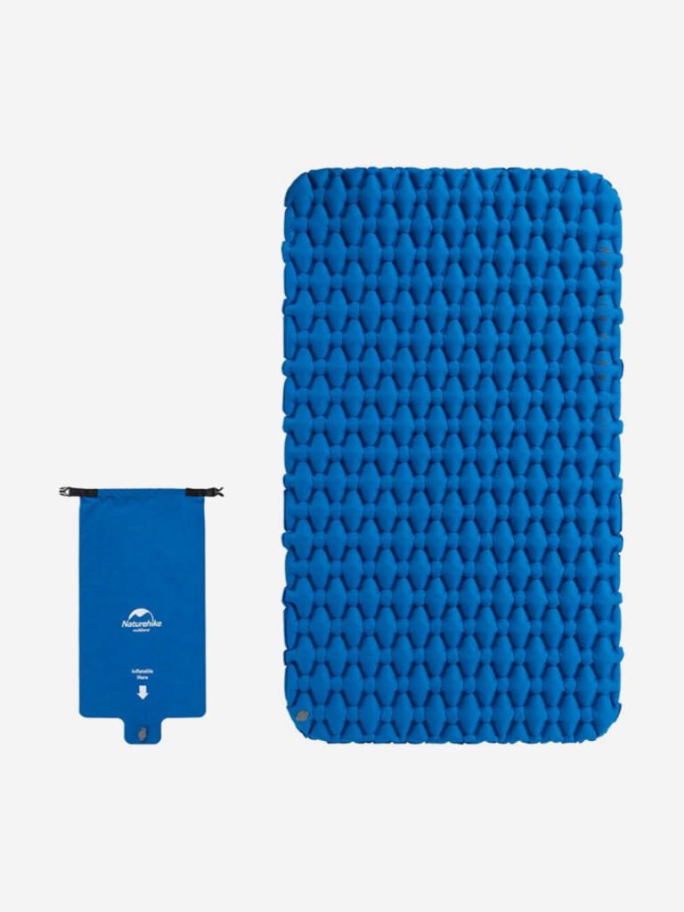 Коврик Naturehike fc-11, надувной, двухместный, синий