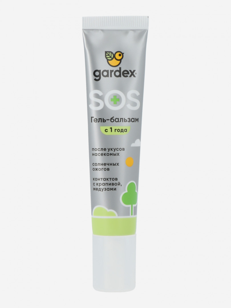 фото Гель-бальзам после укусов насекомых gardex, 25 мл, белый