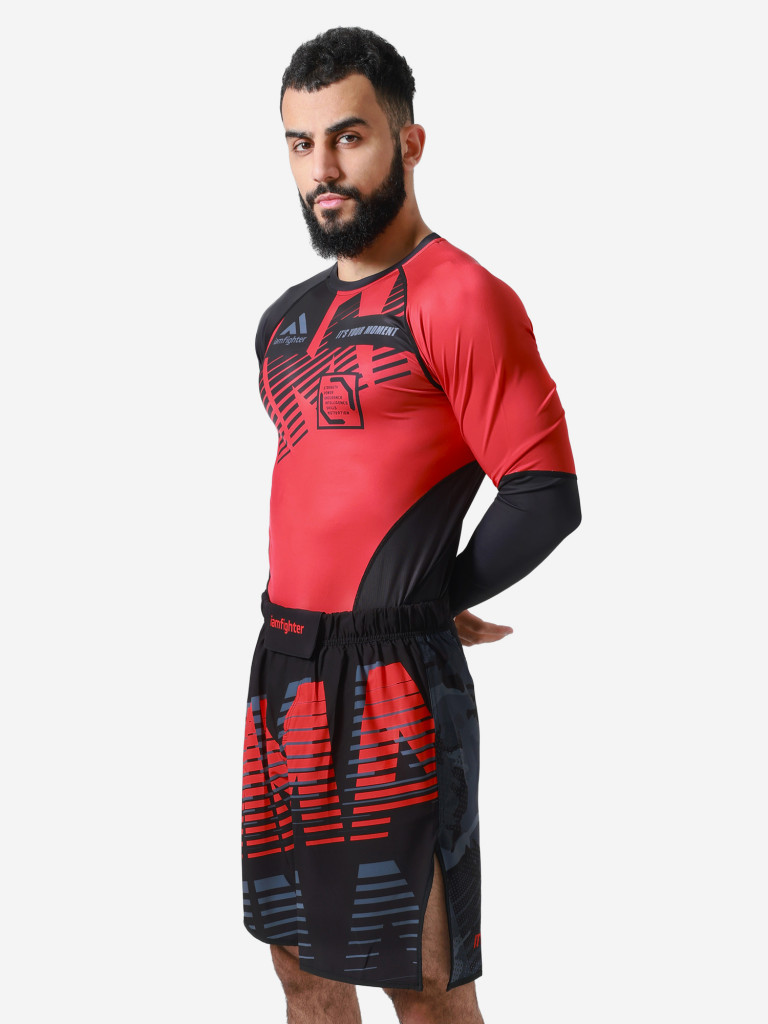 Рашгард с длинными рукавами IAMF MMA RED