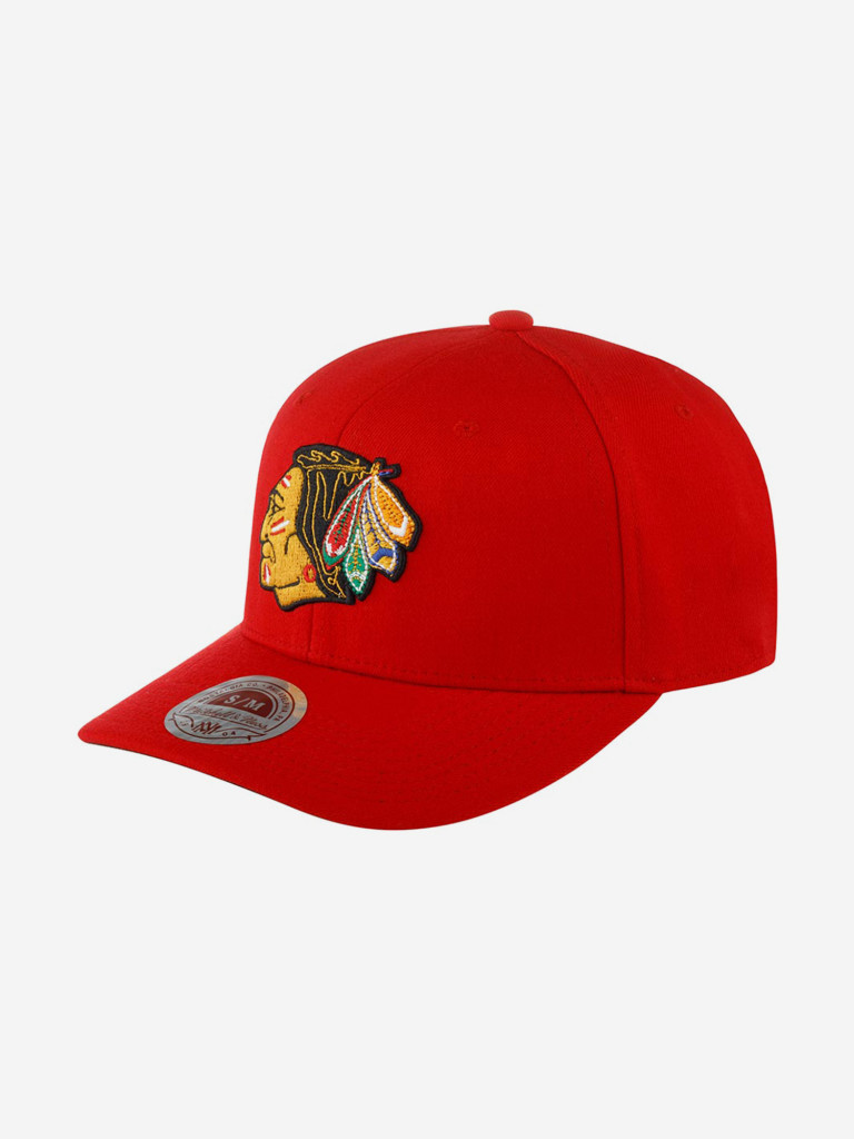 Бейсболка MITCHELL NESS MN-NHL-EU127-CHIBLA-RED Chicago Blackhawks NHL (красный)