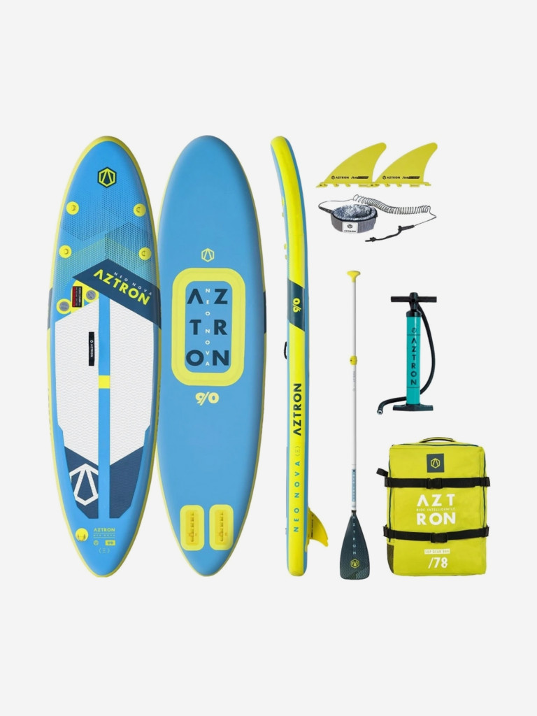 SUP-доска Aztron NEO NOVA 9'0", надувная, для начинающих, 274х71х12 см, до 90 кг