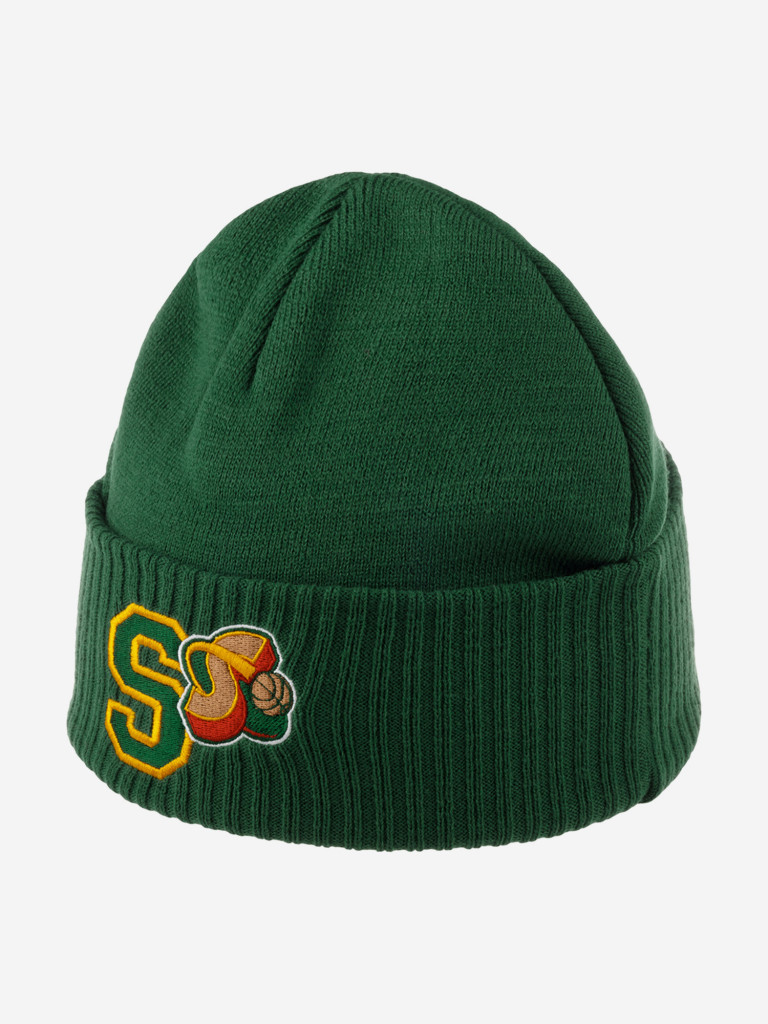 Шапка с отворотом MITCHELL NESS KTCFMM21153-SSUGREN Seattle Supersonics NBA