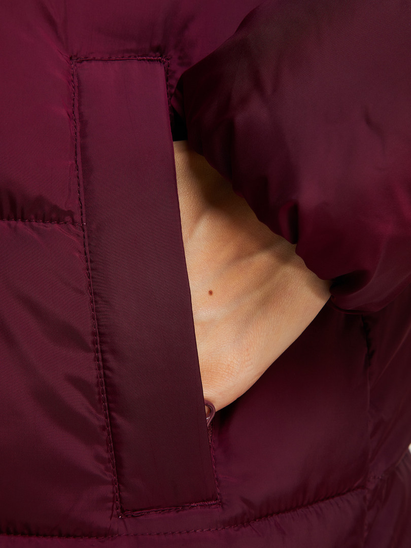фото Куртка утепленная женская fila, красный