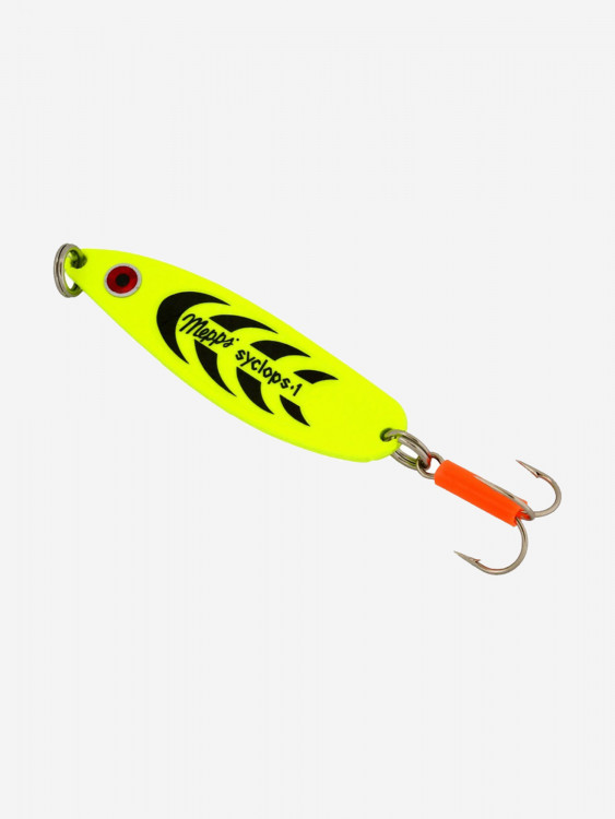 Блесна колебалка для рыбалки Mepps SYCLOPS, 1, Fluo Chartreuse, 1 штука