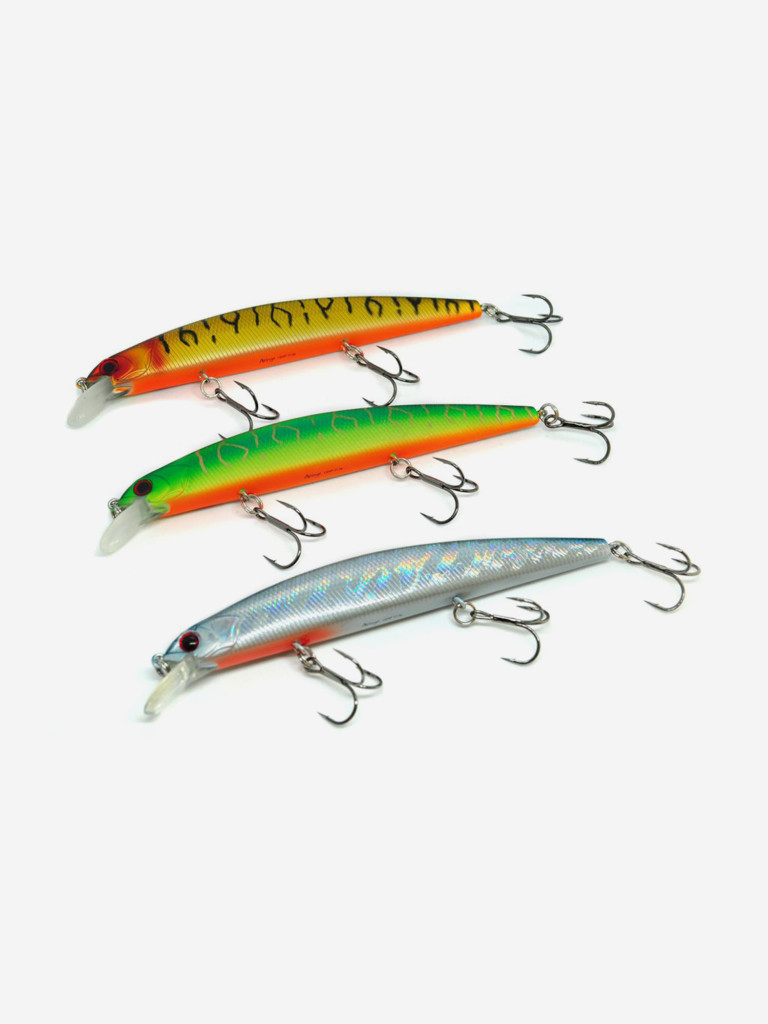 Набор воблеров для рыбалки Aringo 130SP "3 в 1" минноу