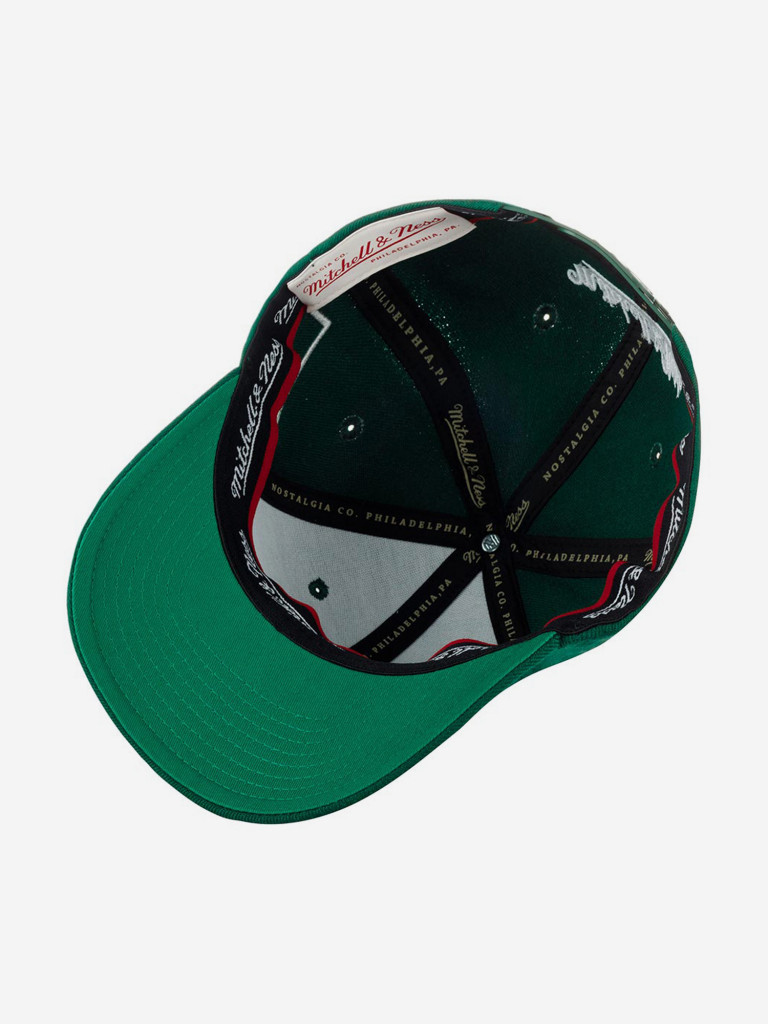 Бейсболка MITCHELL NESS HHSS1105-MNNYYPPPDKGN (зеленый)