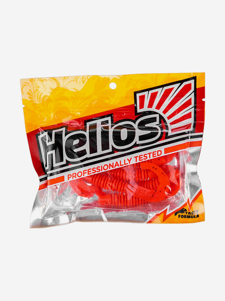 Мягкая приманка Helios Din, 3,11" / 7,9 см, Pepper Red, 6 штук (HS-33-030)