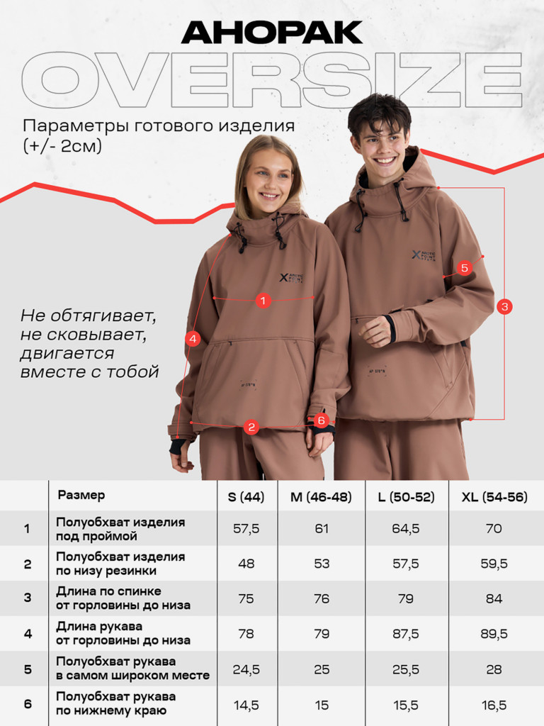 Анорак сноубордический XVOYA Arctic Point бежевый