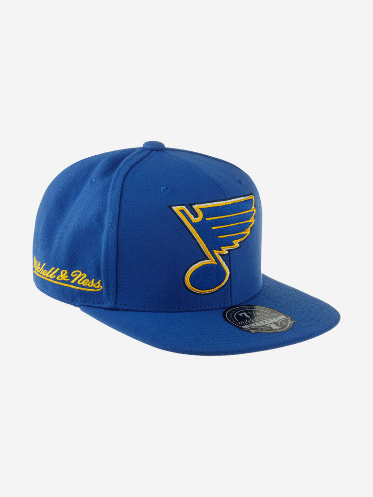 Бейсболка с прямым козырьком MITCHELL NESS 6HSFLR22464-SLUROYA St Louis Blues NHL (синий)