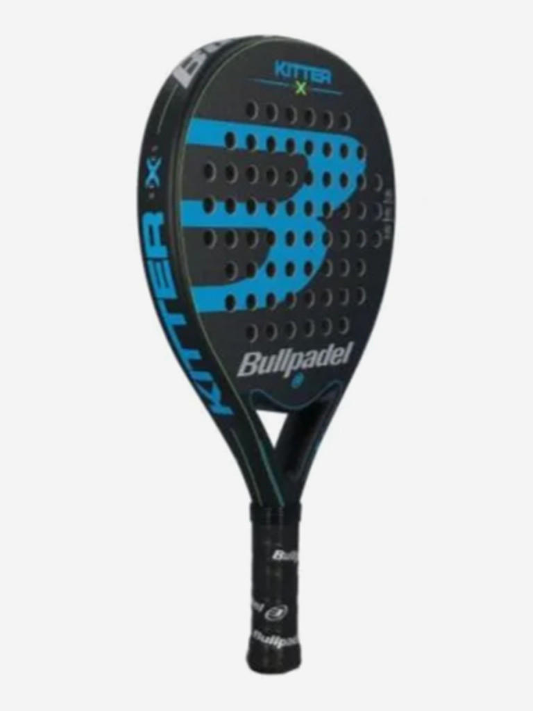 Ракетка для падел тенниса Bullpadel Kitter X Blue, форма: капля, сердцевина: EVA Soft