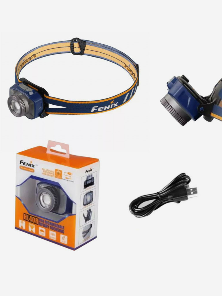 Налобный фонарь Fenix HL40R Cree XP-LHIV2 LED синий, HL40RBL