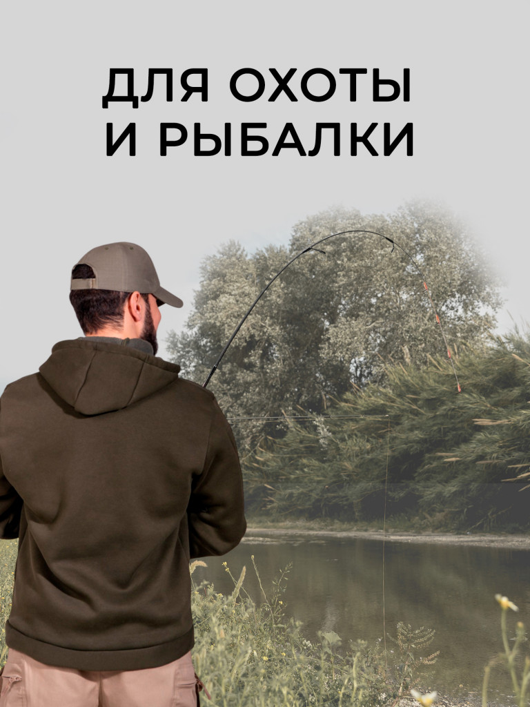 Худи для охоты и рыбалки Black Rams HBZ-001 Хаки XL