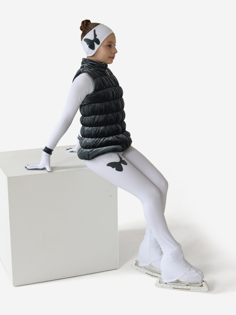 Жилетка для фигурного катания детская бархатная IceDress