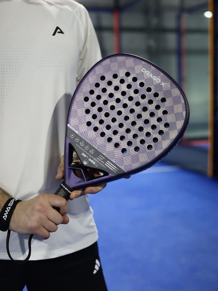 Ракетка для падел-тенниса AMA, форма - бриллиант, баланс - нейтральный