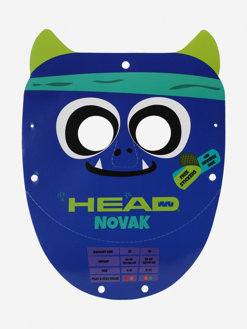 фото Ракетка для большого тенниса детская head novak 25", синий