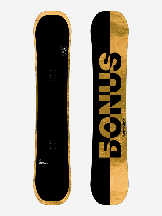 Сноуборд Бonus Snowboards Stay Gold Black edition