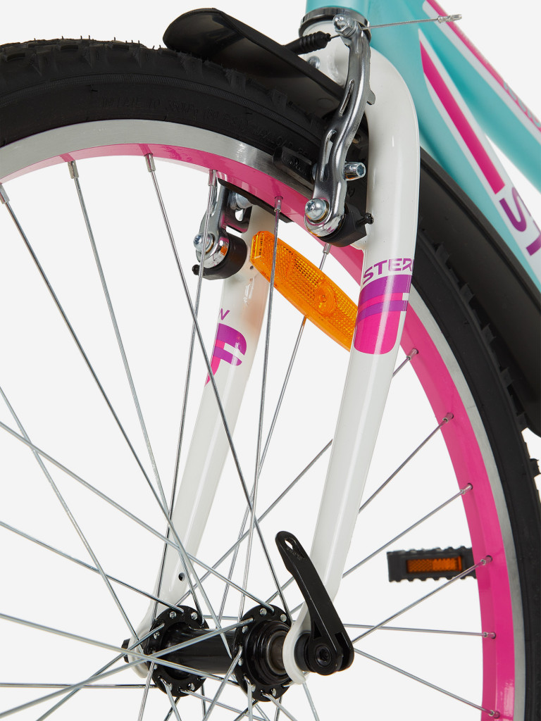 Комплект: велосипед для девочек Stern Leeloo 24 1.0 24", 2022 с аксессуарами