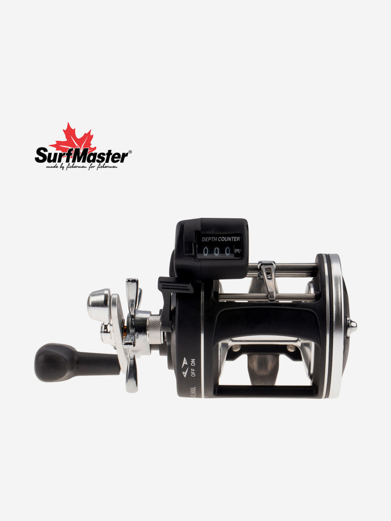 Катушка мультипликаторная Surf Master Atlantic ATL 600 4bb L со счётчиком