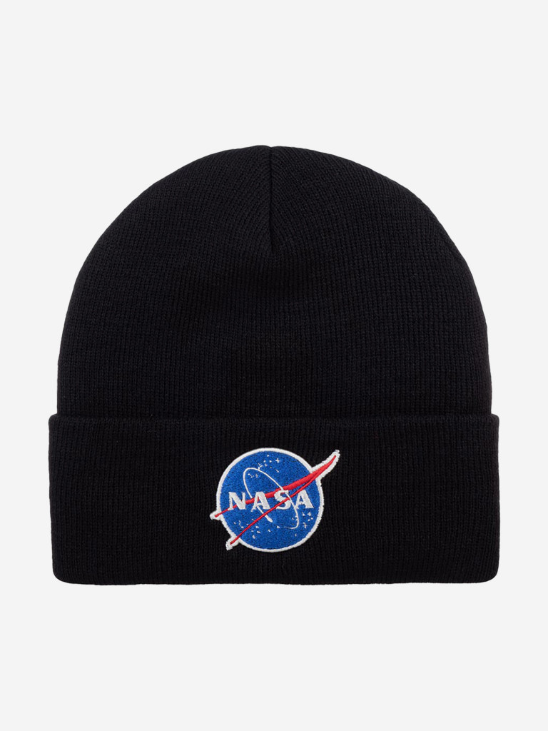 Шапка с отворотом AMERICAN NEEDLE 21019A-NASA NASA Cuffed Knit (черный)