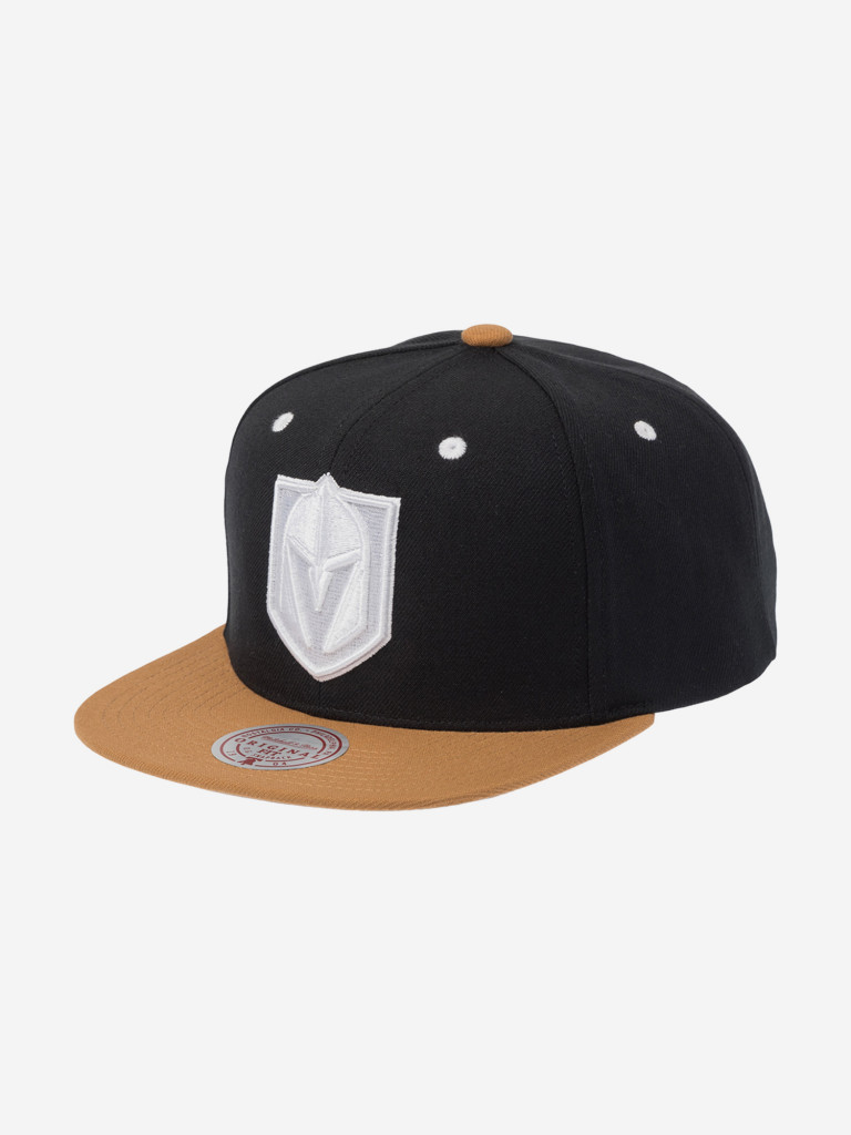 Бейсболка с прямым козырьком MITCHELL NESS HS11182-VGKBLCK Vegas Golden Knights NHL