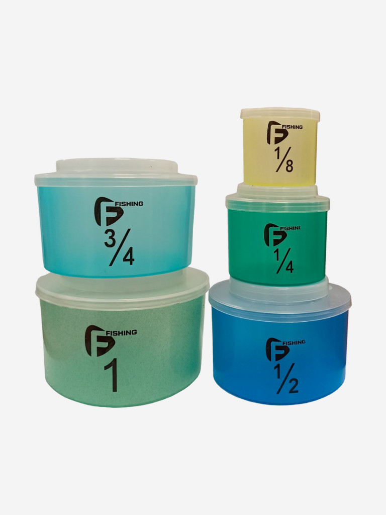 Коробка набор Матрешка для насадки F-FISHING 5 in 1 Made in Italy
