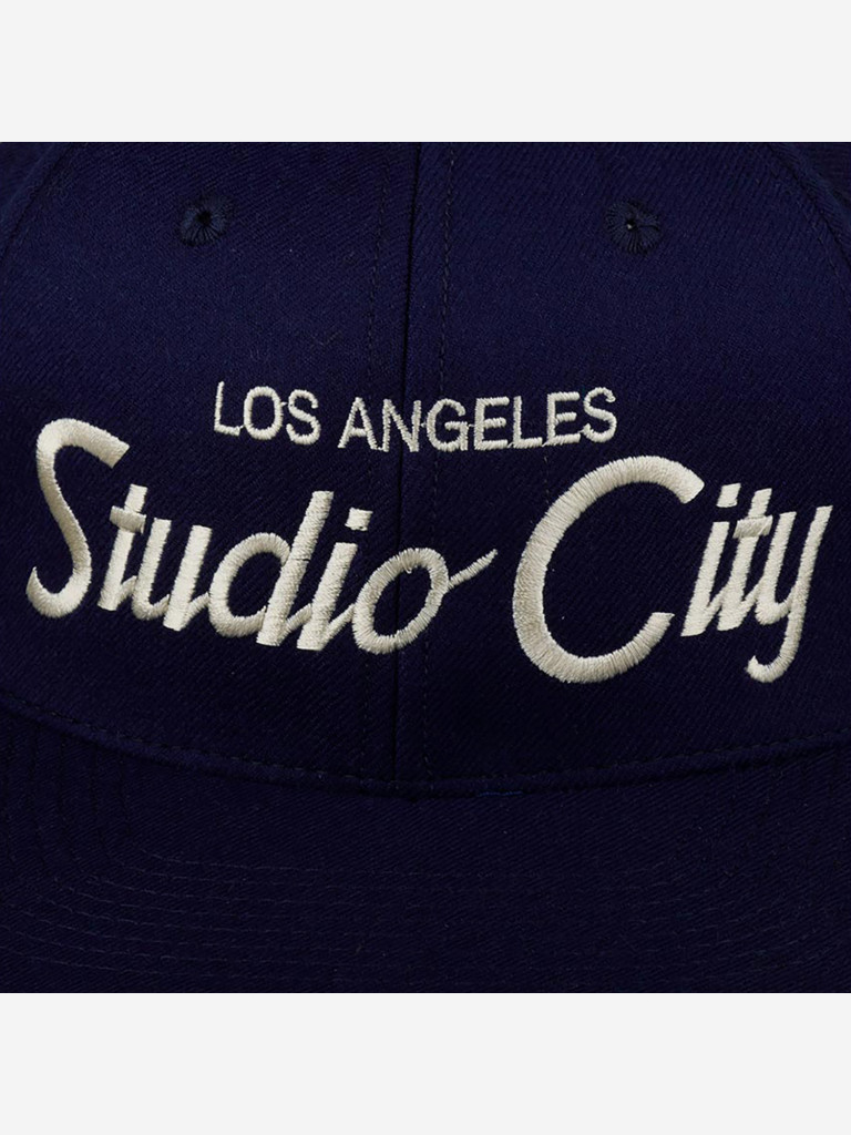 Бейсболка с прямым козырьком HOOD 100-MWL001-CA026-AT Studio City, CA (синий)
