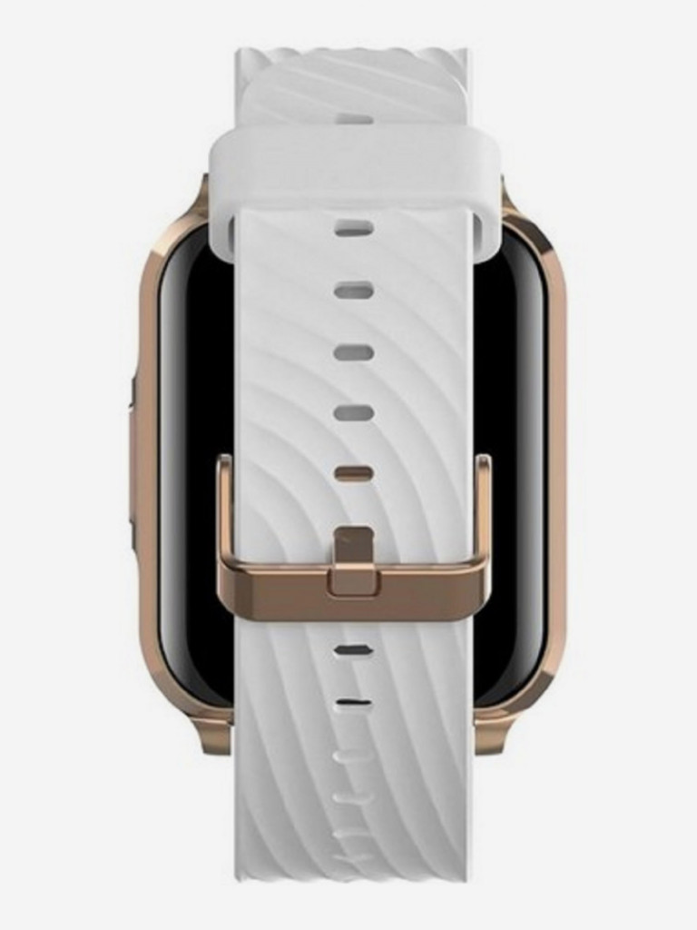 Умные часы Motorola Moto Watch 70 розовое золото, с белым ремешком