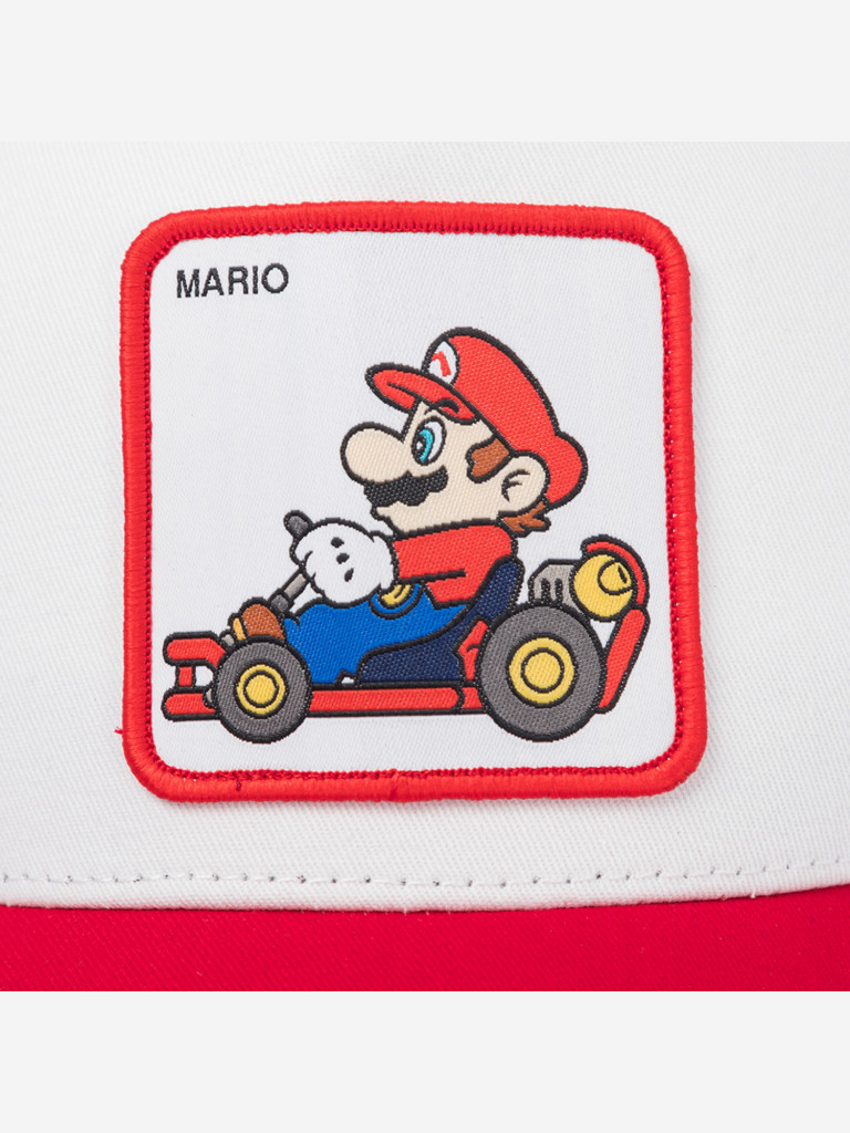 Бейсболка с сеточкой CAPSLAB CL/SMK2/1/CAS/CRU2 Super Mario Mario (красный)