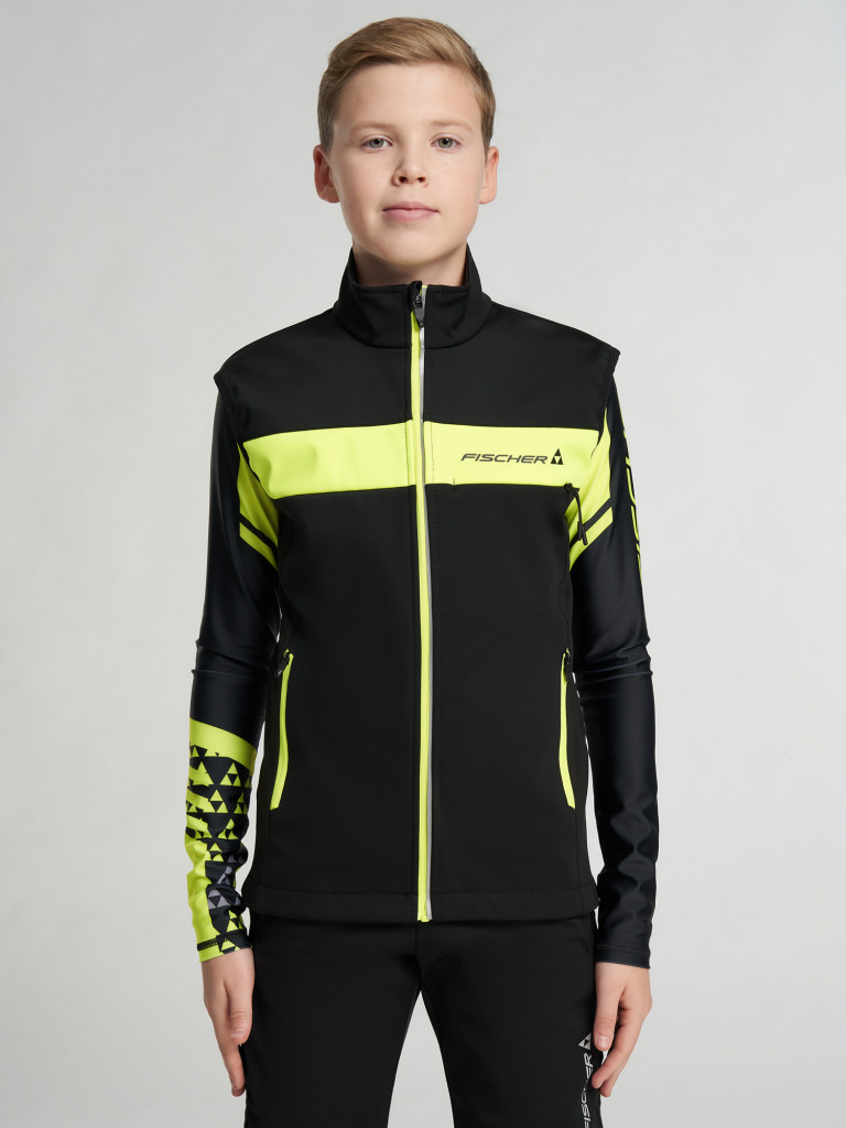 Жилет для беговых лыж для мальчиков Fischer Softshell