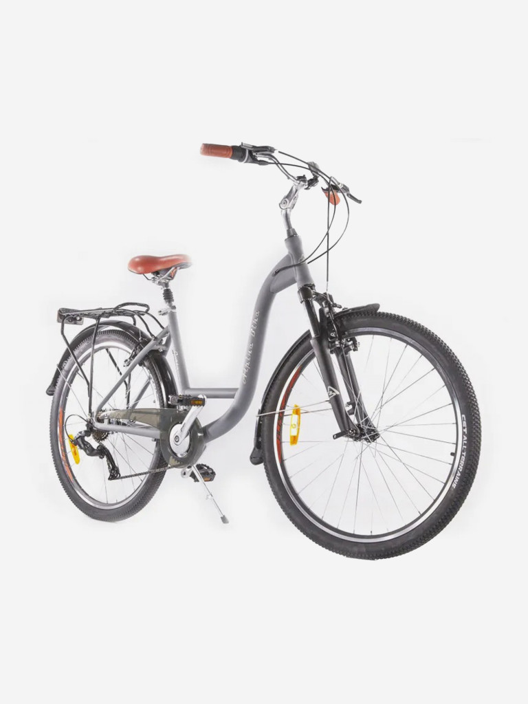 Велосипед Alpinebike Costa, M, 26", городской, 7 скоростей, серый