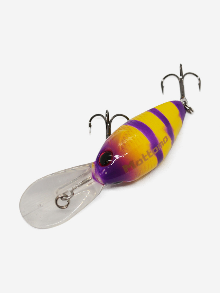Воблер Mottomo Chubber DR 36F 4g Yellow Violet
